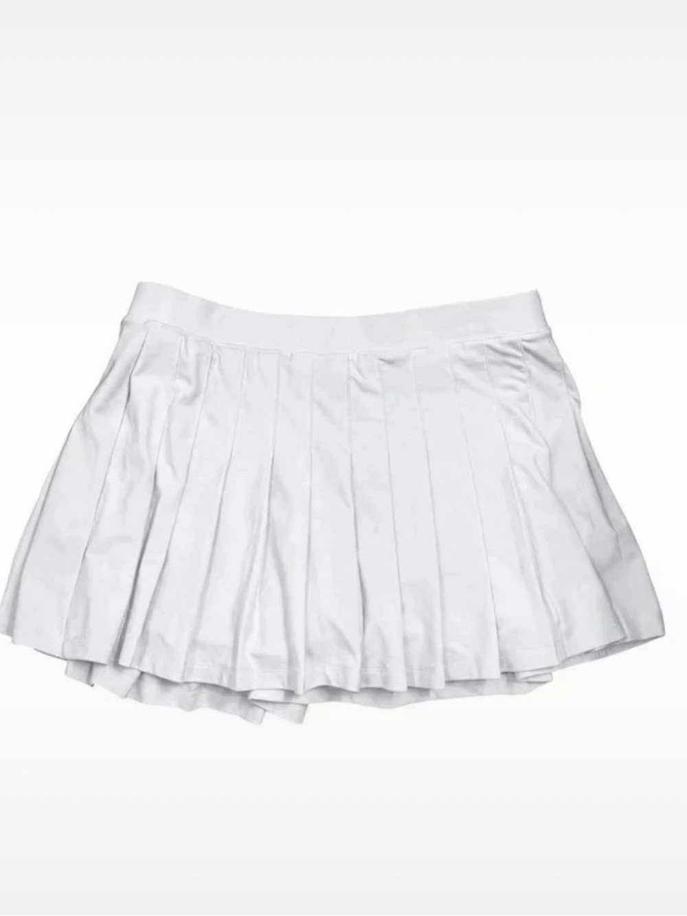 PINK Victoria's Secret White Pleated Mini Skirt